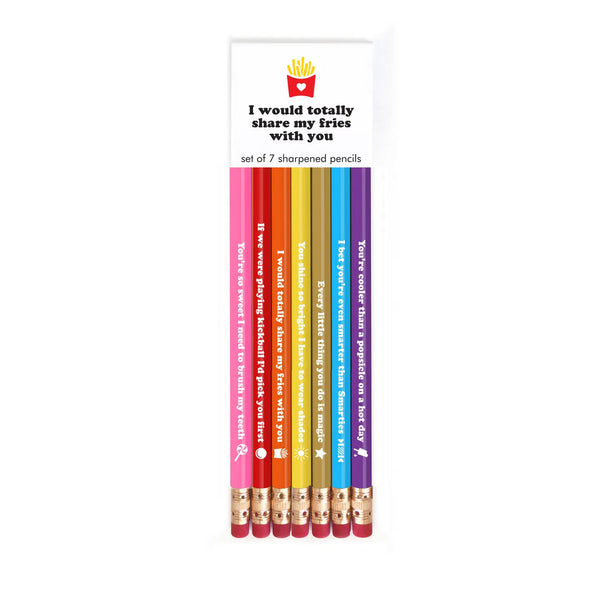 Share My Fries Pencil Set | Snifty