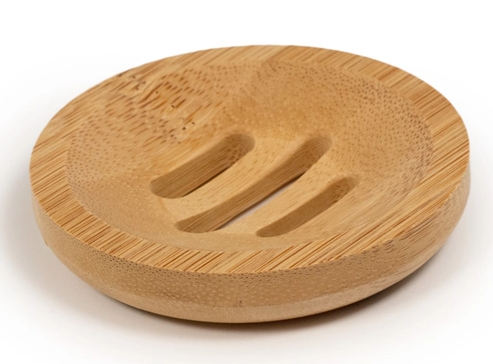 Bamboo Round Shower Steamer Holder | Noteology