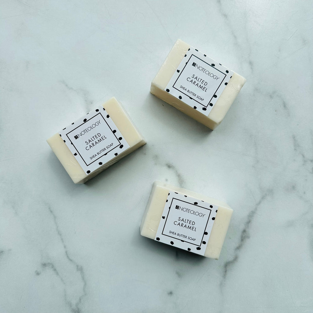 Salted Caramel Shea Butter Soap | Noteology