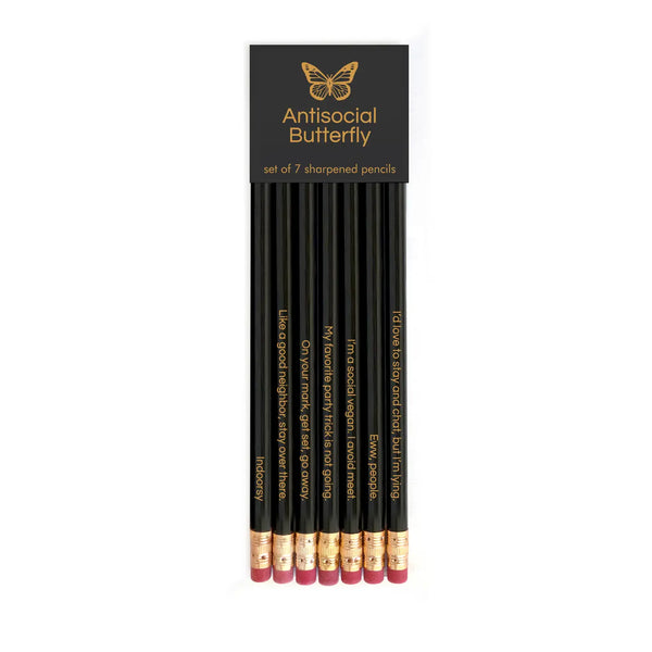 Antisocial Butterfly Pencil Set | Snifty 
