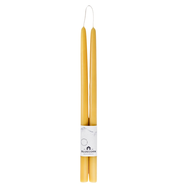 Hand-Dipped Beeswax Taper Candles- 16"