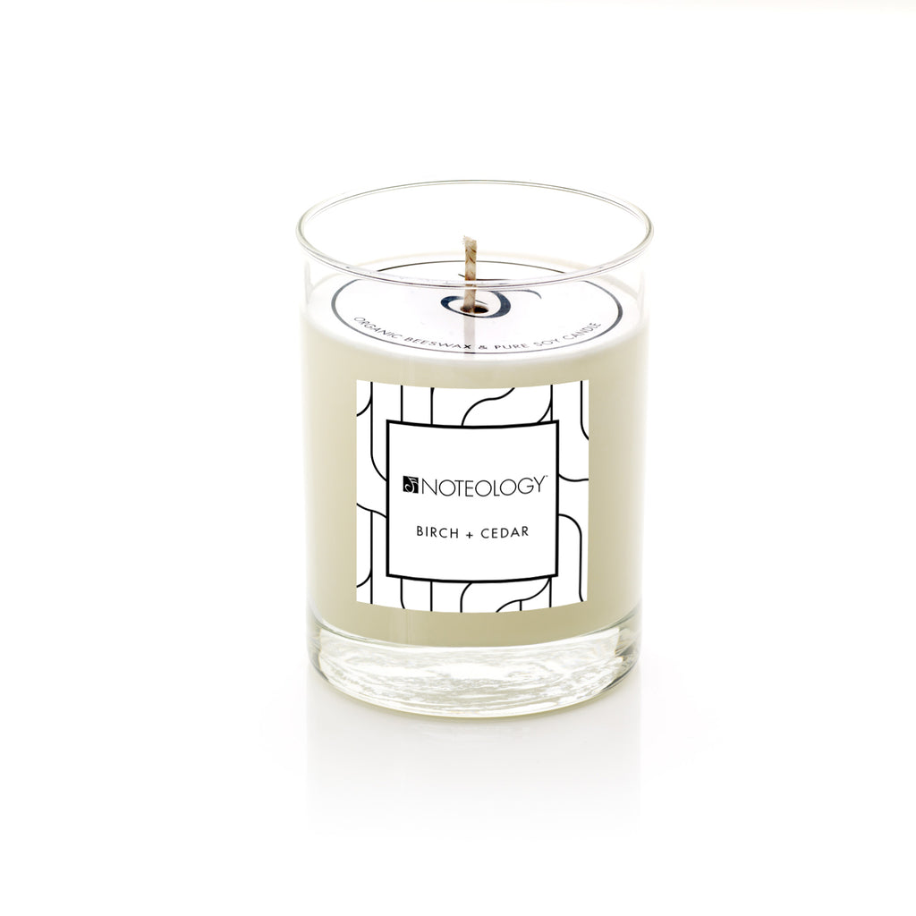 Birch + Cedar | Soy Candle | Noteology