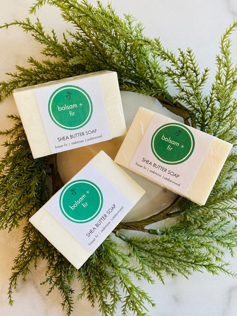 Balsam + Fir Shea Butter Bar Soap