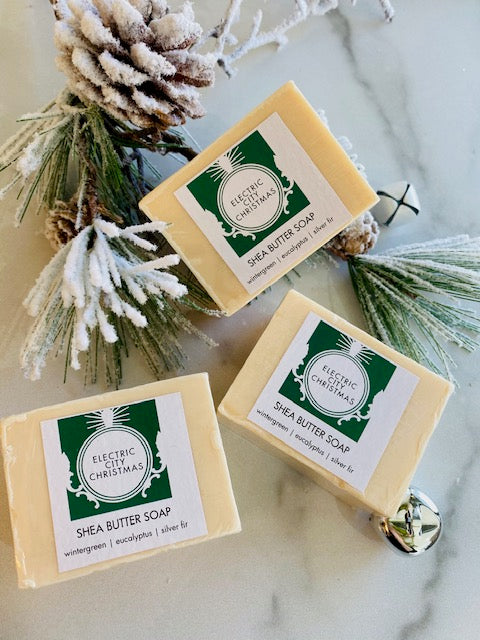 Electric City Christmas Shea Butter Bar Soap | Noteology