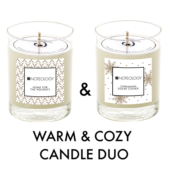 Warm & Cozy Candle Duo | Noteology