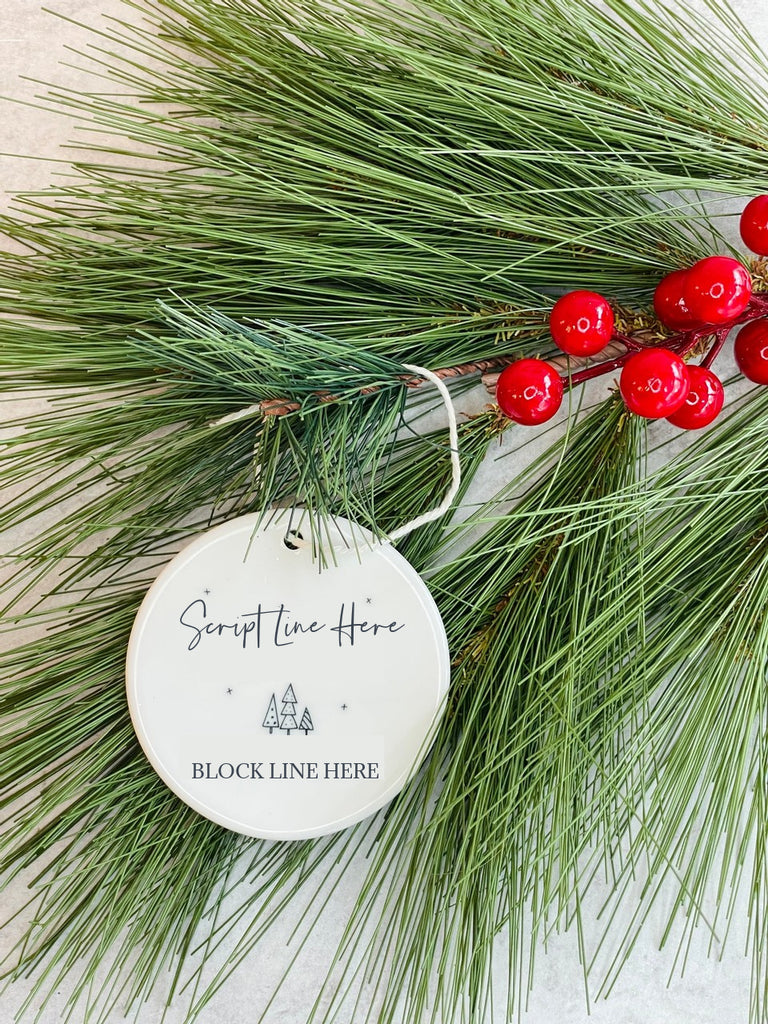Personalized Holiday Ornament