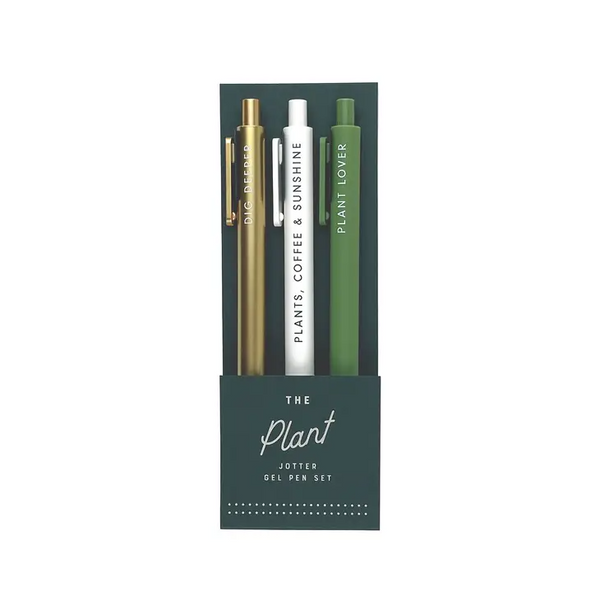 The Plant Jotter Gel Pen Set