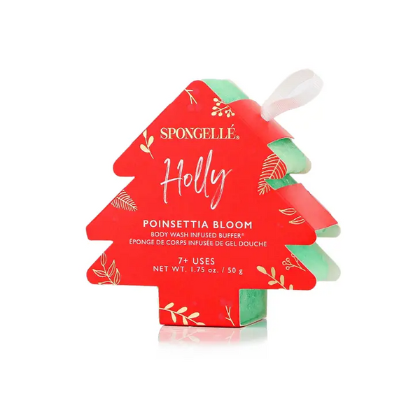 Spongelle Holiday Ornaments | Body Wash Infused Buffers