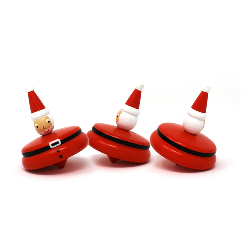 Santa Spinner Top 