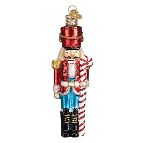 Peppermint Nutcracker Ornament 