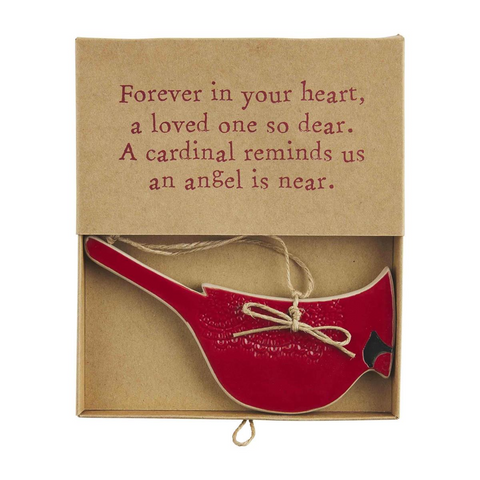 Cardinal Ornament | Mudpie