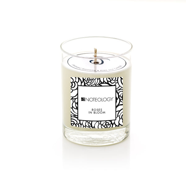Roses in Bloom Candle | Noteology