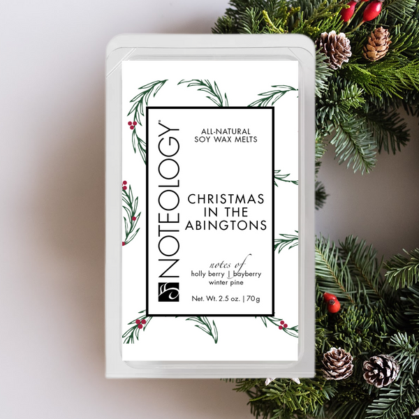 Christmas in the Abingtons wax melts | Noteology 