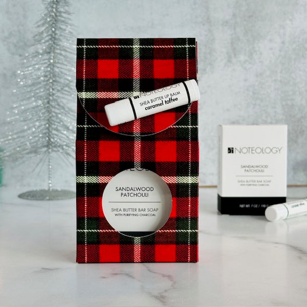 Shea Butter Soap & Lip Holiday Gift Set