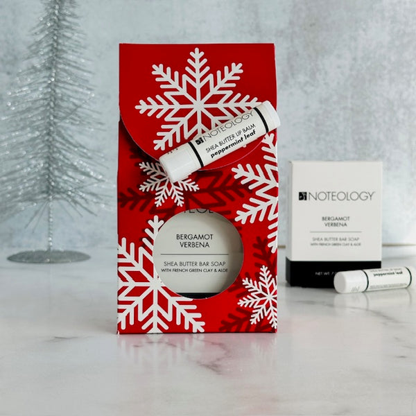 Shea Butter Soap & Lip Holiday Gift Set