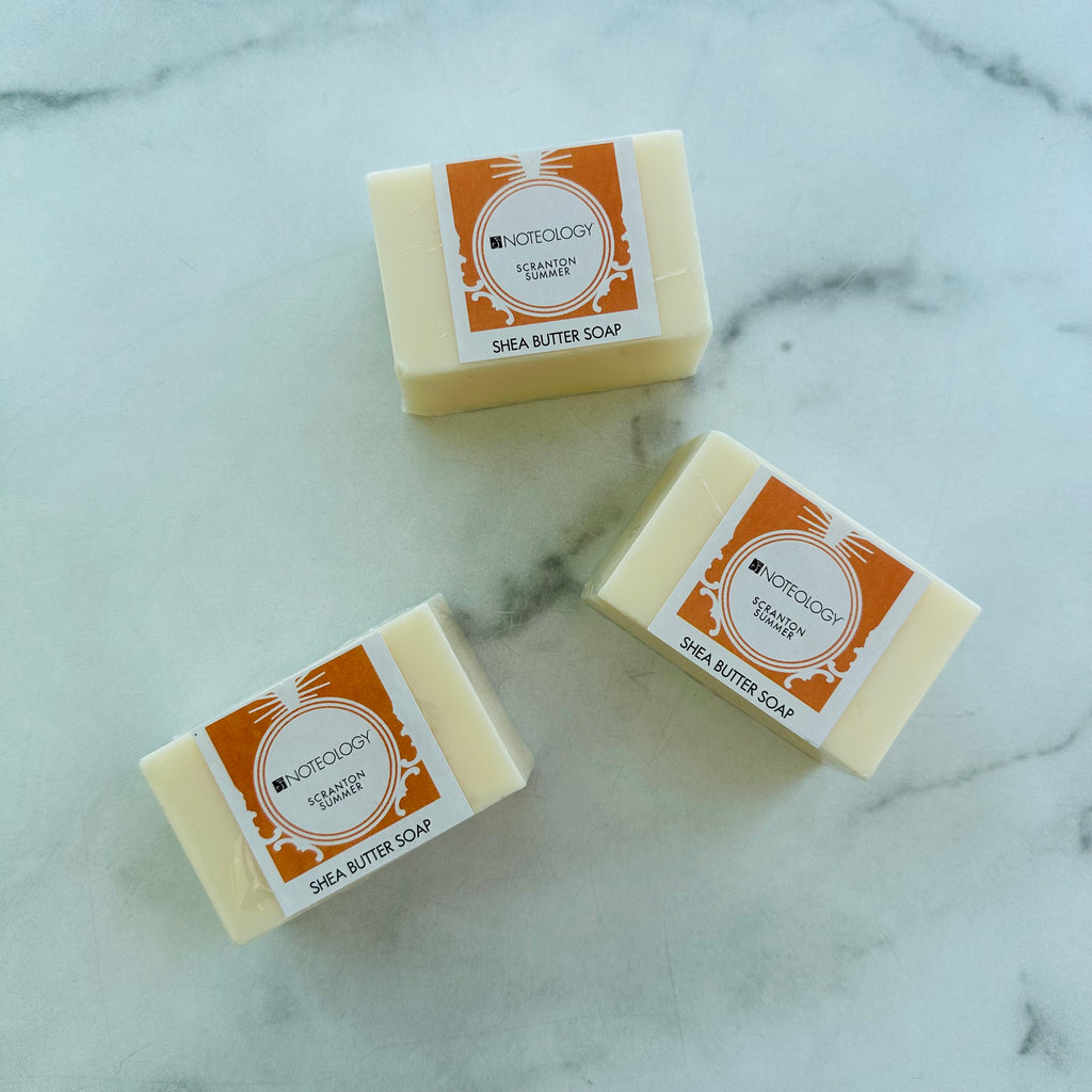 Scranton Summer Shea Butter Bar Soap | Noteology 