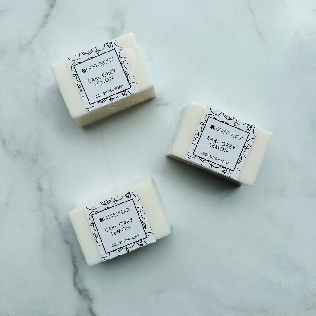 Earl Grey Lemon Shea Butter Bar Soap | Noteology