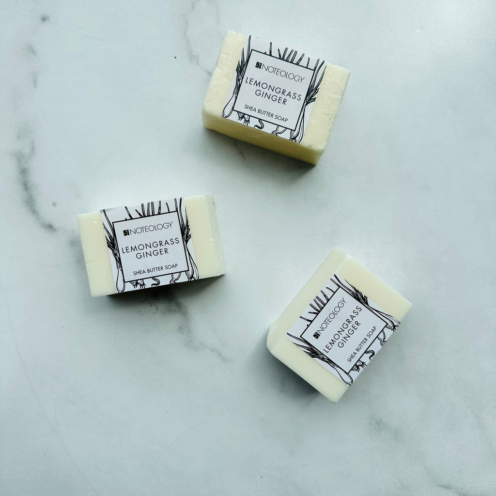 Lemongrass Ginger Shea Butter Bar Soap | Noteology