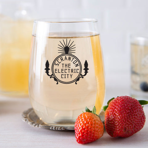 Scranton Wine Glass | Noteology 