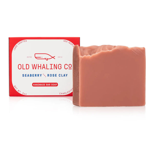 Seaberry & Rose Clay Bar Soap | Old Whaling Company 