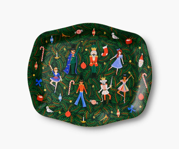 Evergreen Nutcracker Serving Tray | Rifle Paper Co. 