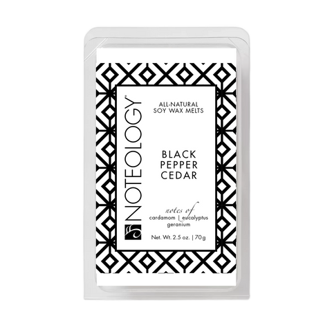 Black Pepper Cedar wax Melts | Noteology 