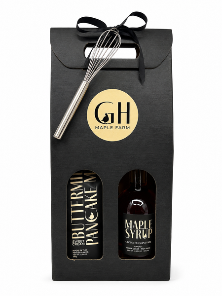 Breakfast Box | Syrup & Pancake Gift Set | Grouse Hill Maple Farm