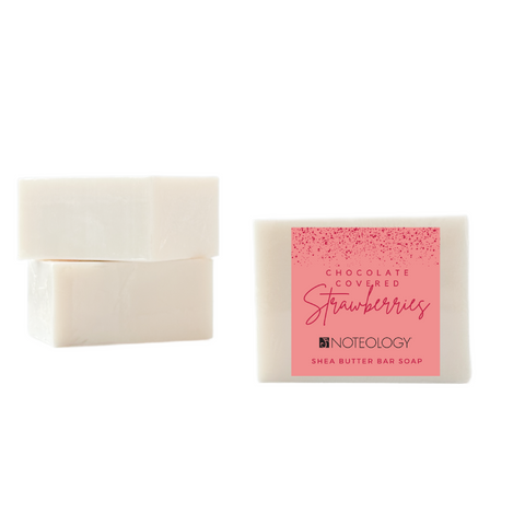Chocolate Covered Strawberries | Shea Butter Bar Soap | Noteology