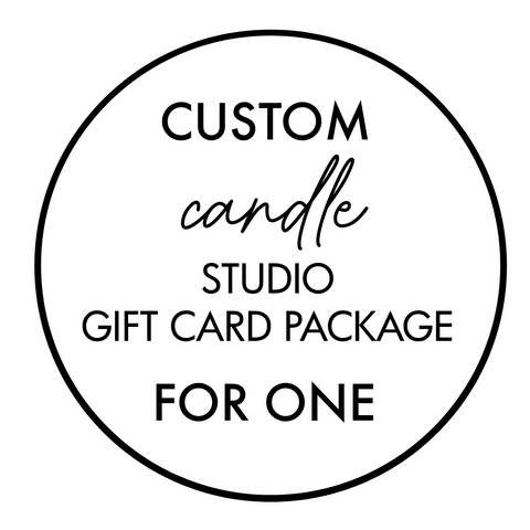 Custom Candle Studio Gift Card Package for One