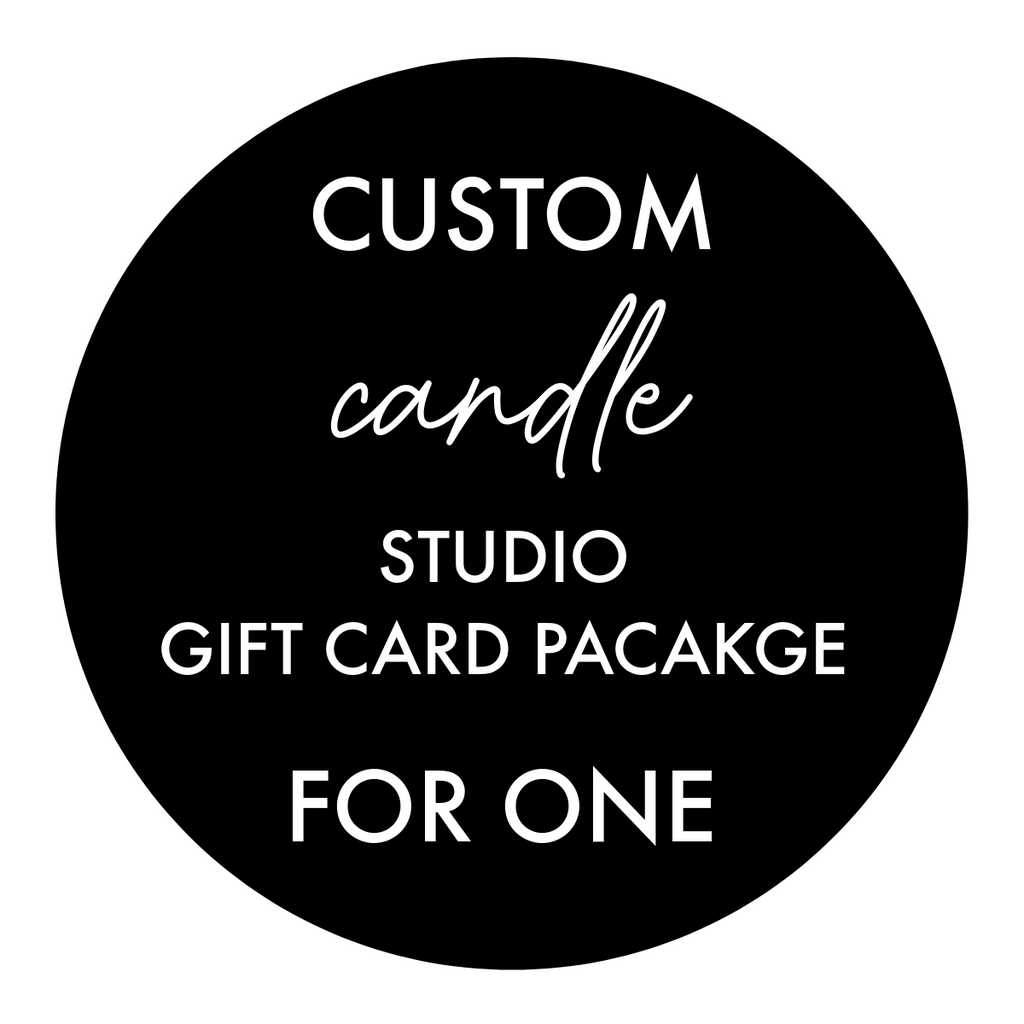 Custom Candle Studio Gift Card Package for One