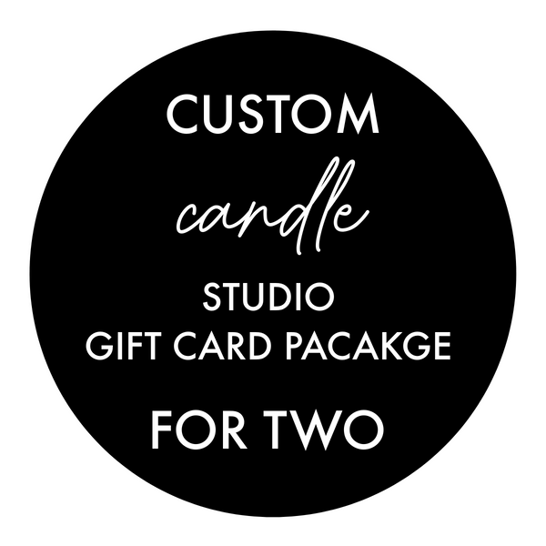 Custom Candle Studio Gift Card Package for Two