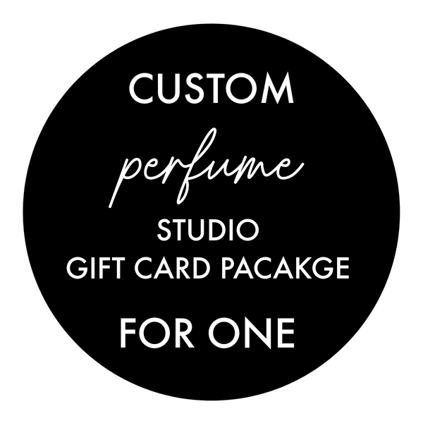 Custom Perfume Studio Gift Card Package for One