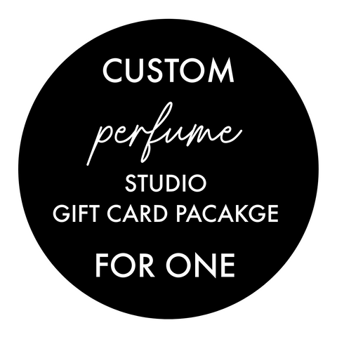 Custom Perfume Studio Gift Card Package for One