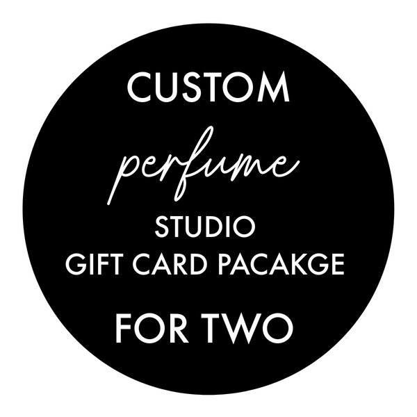 Custom Perfume Studio Gift Card Package for Two