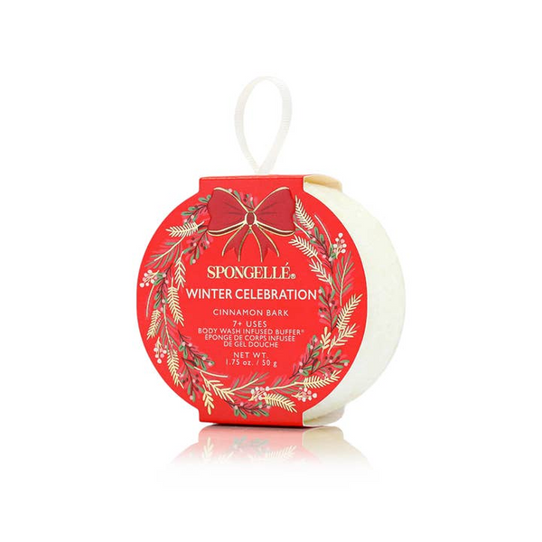 Spongelle Holiday Ornaments | Body Wash Infused Buffers