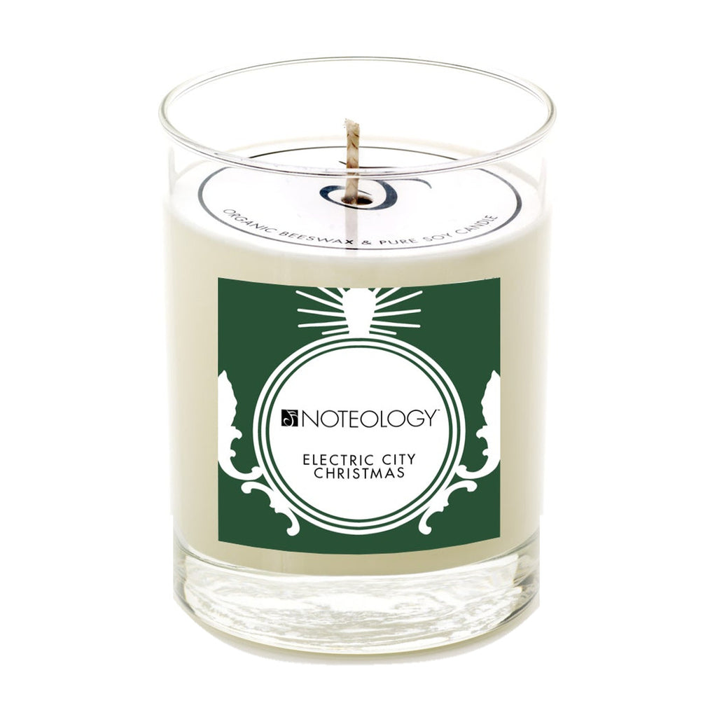 Electric City Christmas Soy Candle | Noteology