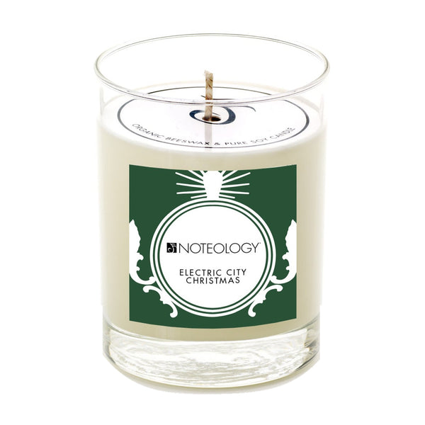 Electric City Christmas Soy Candle | Noteology