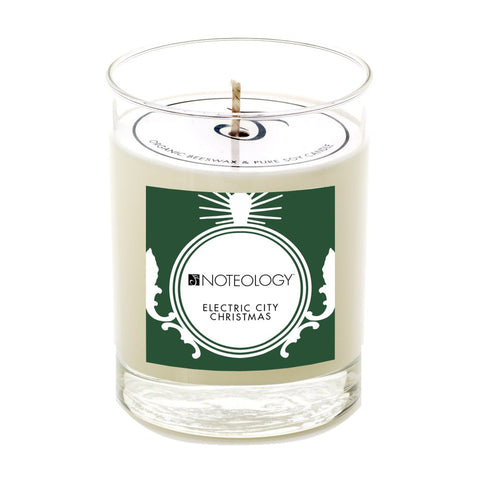 Electric City Christmas Soy Candle | Noteology