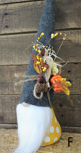 Handmade Fall Gnomes