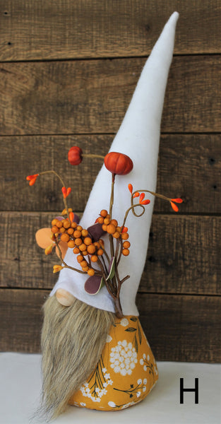 Handmade Fall Gnomes