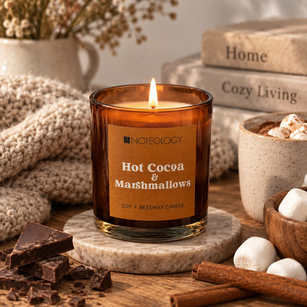 Hot Cocoa + Marshmallows Candle | Noteology