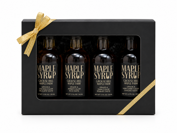 Maple Syrup Flight Box | Grouse Hill Maple Farm