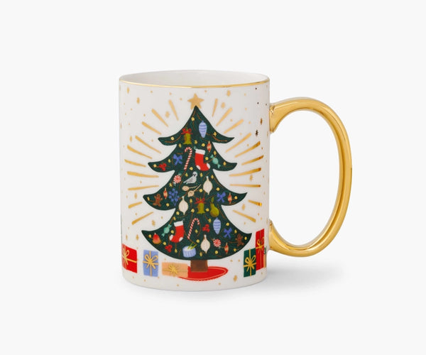 Holiday Tree Porcelain Mug | Rifle Paper Co.