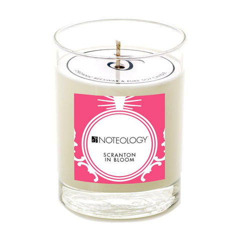 Scranton In Bloom Candle | Noteology
