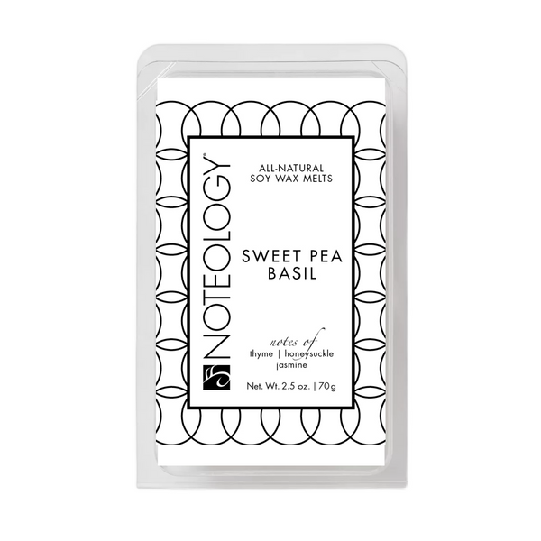 Sweet Pea Basil Wax Melts | Noteology 