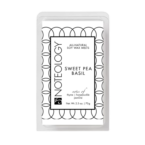 Sweet Pea Basil Wax Melts | Noteology 