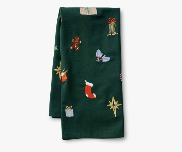 Signs of the Season Tea Towel | Rifle Paper Co.
