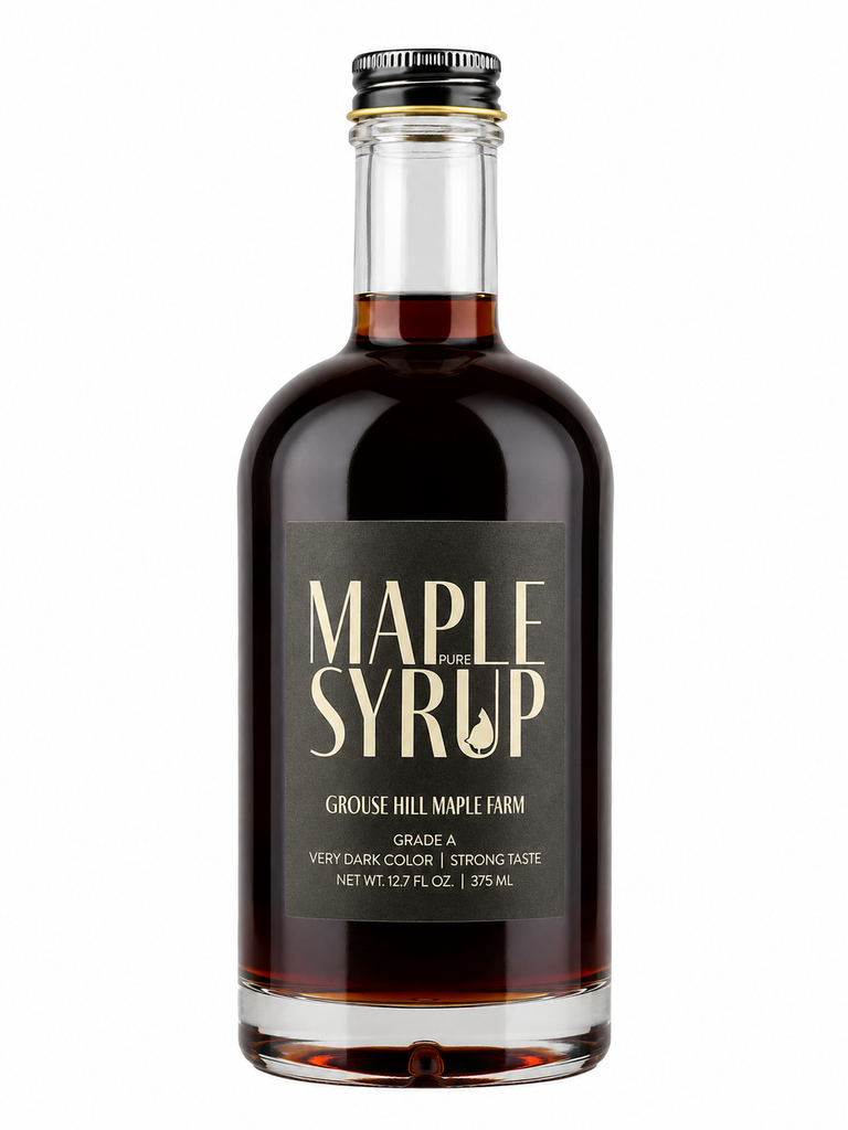 Pure Maple Syrup-Very Dark | Grouse Hill Maple Farm