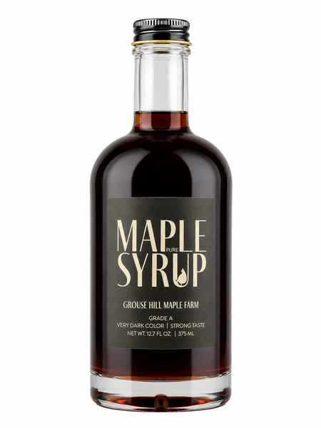 Pure Maple Syrup-Very Dark | Grouse Hill Maple Farm