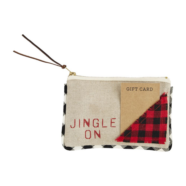 Jingle On Gift Pouch | Mudpie